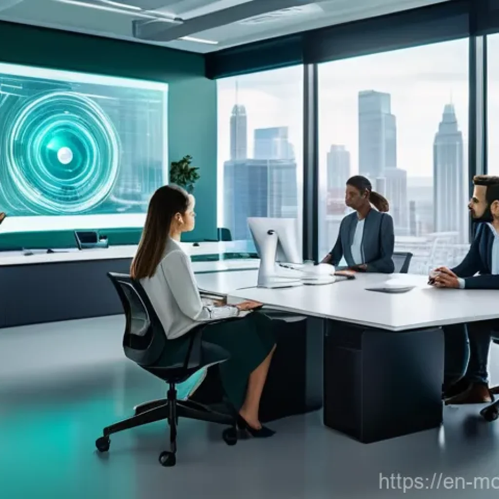 인간 AI 협력의 필수 요소 - **Prompt: "Human-AI Partnership for Innovation"**
A bright, wide-angle shot of a futuristic, ope...