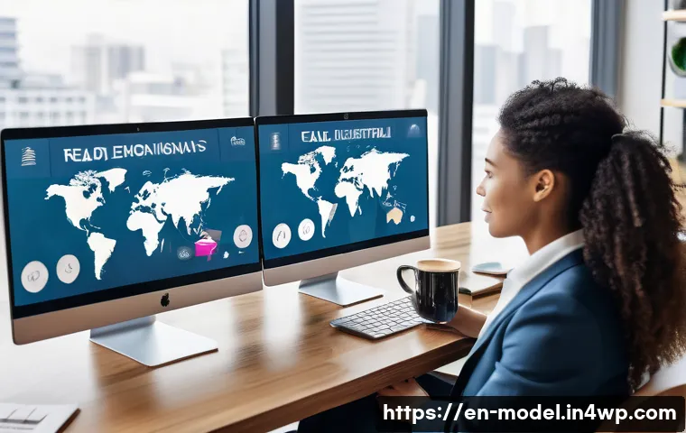 협력 학습의 최전선에서의 AI 활용 - A diverse, professional remote team collaborating via AI-powered communication tools, shown on multi...